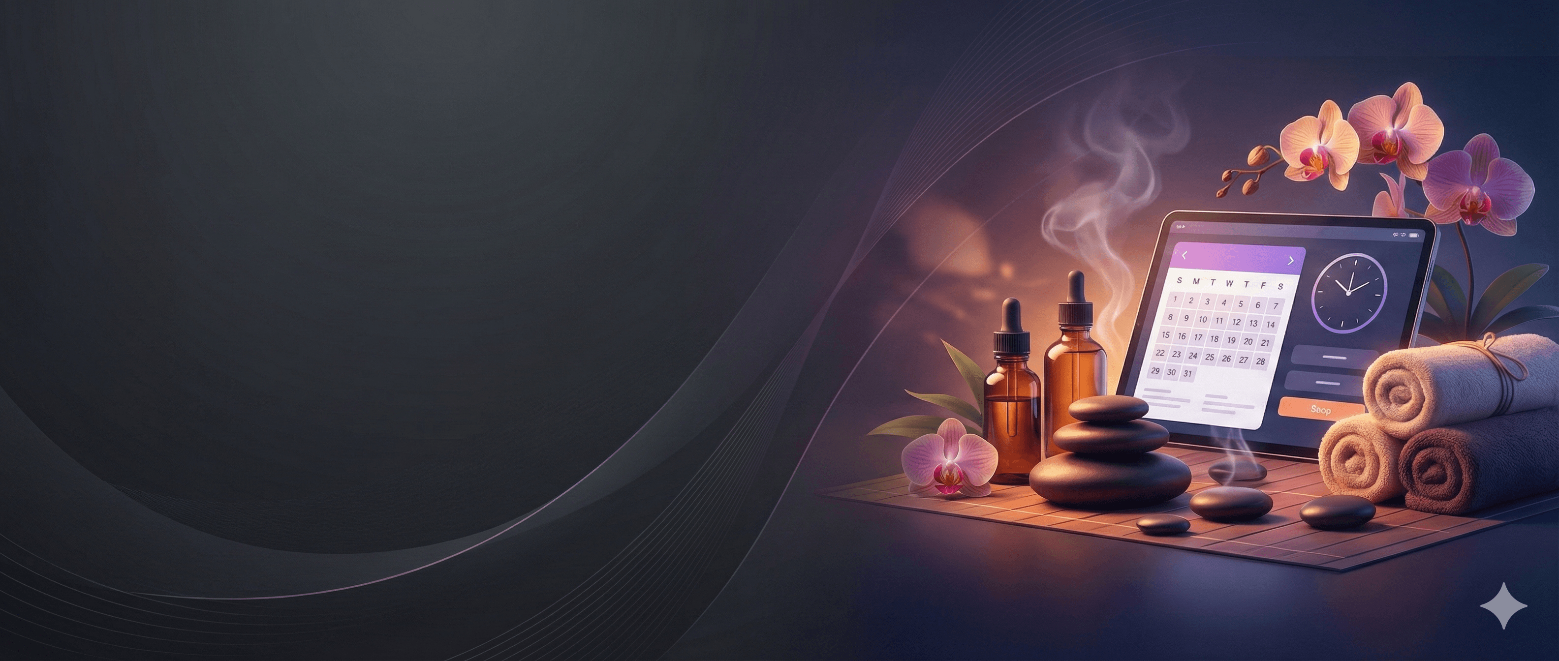 Massage & Spa Booking Background